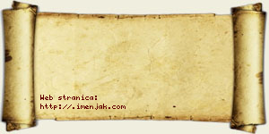 Jelisavka Kožovac vizit kartica